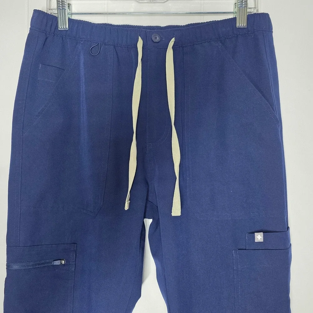 FIGS Ciaro Basic Scrub Pants Navy Blue Mens Medium TM3001 Technical Collection